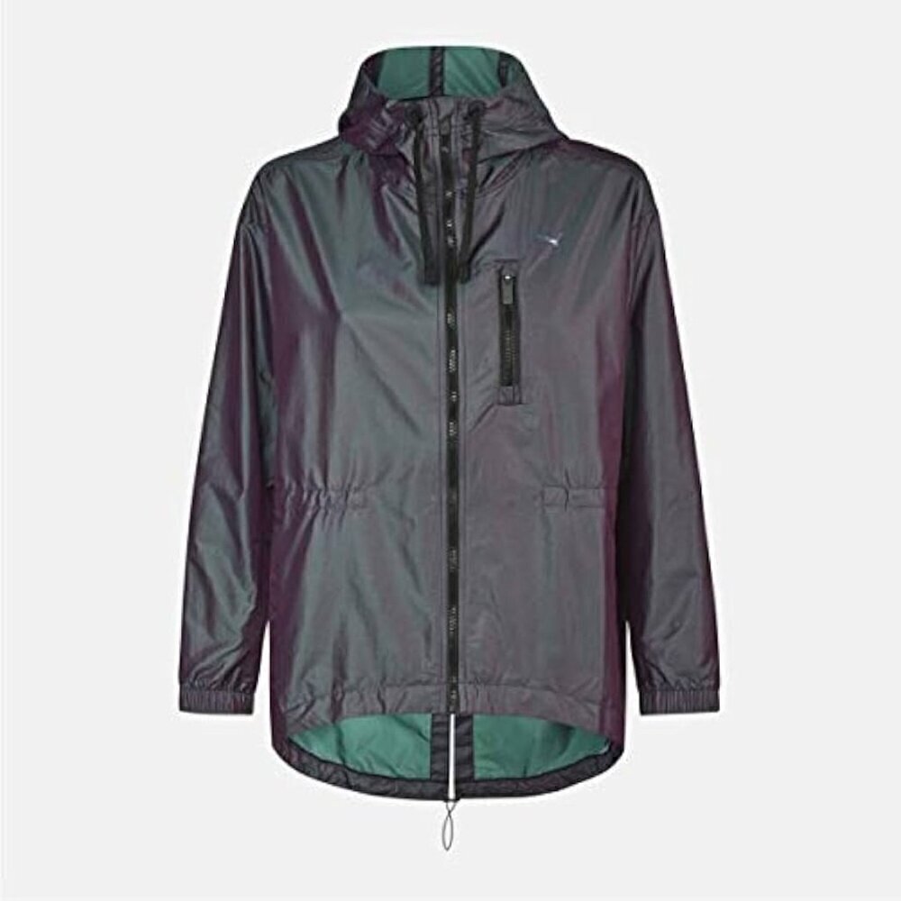 Puma Purple Green Iridescent Explosive Windbreaker Jacket - Small